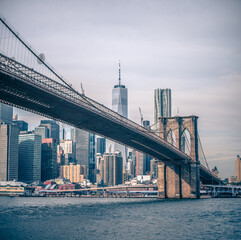 Canvas Print - lower manhattan new york city panorama