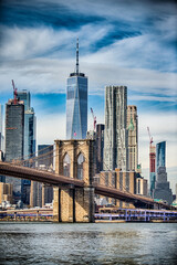 Wall Mural - lower manhattan new york city panorama