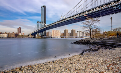 Wall Mural - new york city skyline manhattan panorama view