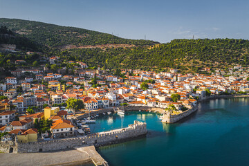 Poster - The old harbor of Nafpaktos, Greece