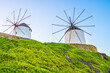 Windmills of Mykonos island, Greece 
