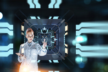 Wall Mural - innovative technologies in science and medicine