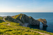 Jurassic coast known as Durdle Door in Dorset, England