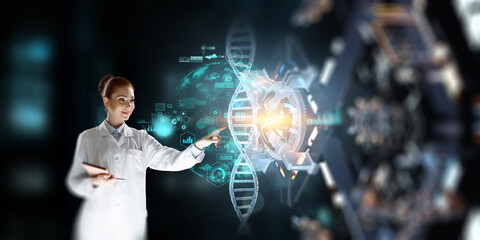 Wall Mural - innovative technologies in science and medicine