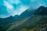 Fototapeta Góry - Amazing mountain landscape at Ha Giang province. Ha Giang is a northernmost province in Vietnam