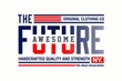 The future awesome typography slogan for t-shirt print and other uses.
