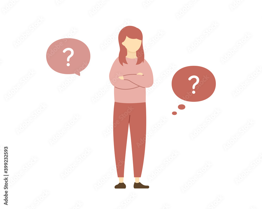 考える女性のイラスト 悩む 疑問符 吹き出し 人物 代 若い 代 ハテナ 悩む Wall Mural Yugoro 考える女性のイラスト 悩む 疑問符 吹き出し 人物 代 若い 代 ハテナ 悩む Wall Mural Yugoro
