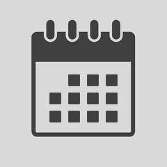 Icon page calendar - schedule, deadline, date, app