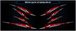Motorcycle decal striping