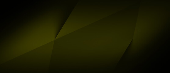 Poster - Dark yellow abstract background for wide banner