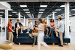 © Santi Nunez/Stocksy - Portrait Of Team Work During Break Time At Office