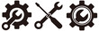 wrench tool icon vector illustration
