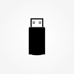 Wall Mural - usb flash drive vector icon