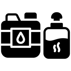 Poster - Kerosene oil icon filled vector 