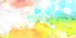 © Hybrid Graphics - Watercolor abstract painting with pastel colors. Soft color painted illustration of calming composition for poster, wall art, banner, card, book cover or packaging. Modern brush strokes painting.