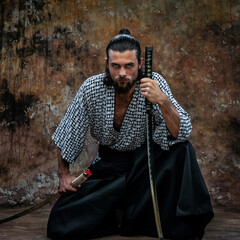 Wall Mural - Samurai. Ronin. The character