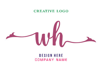 WH lettering logo is simple, easy to understand and authoritative