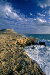 Canvas Print - CYPRUS CAP GRECO COAST CLIFF