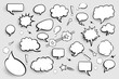 © smile3377 - Vector Speech Bubbles. Blank Comic Speech Bubbles with shadow. Vector illustration