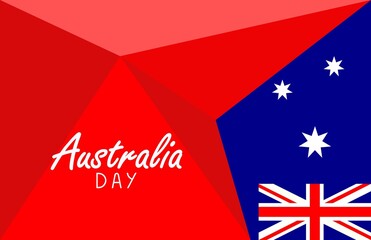 Wall Mural - Australia Day Banner Template