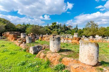 Ancient Agora of Athens in Greece