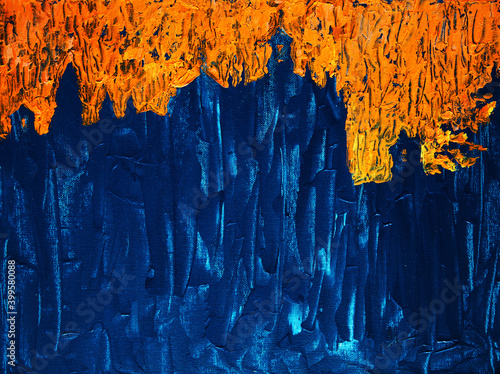 Art painting of the Convento de San Esteban in Salamanca city, Spain Canvas Print