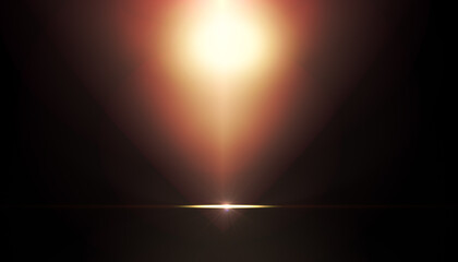 Wall Mural - abstract sun burst with digital lens flare background