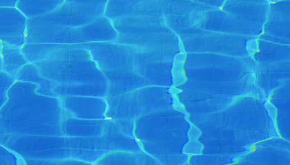 Ripple Water in swimming pool