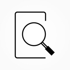 Poster - search document icon