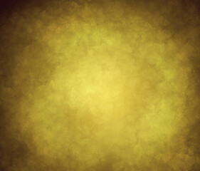 Wall Mural - yellow rich mottled simple background with shading at the edges
