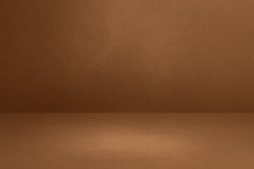 Empty brown concrete interior background