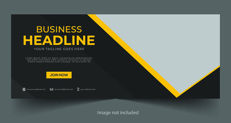 Corporate banner design template