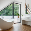 © Dariusz Jarzabek - Small and exclusive attic bathroom