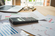 © DalaiFood - Young business busy working, entrepreneur analyzing financial information as graphics