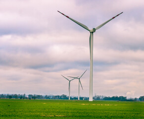 wind turbines farm