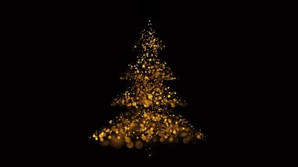 golden bokeh christmas tree. made in 3dsmax using the arnold renderer which does nice bokeh.