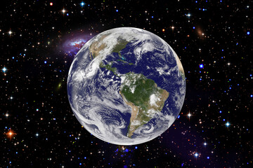 Wall Mural - Our unique planet from space. The elements of this image furnished y NASA.