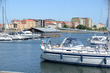 Wall Mural - Marina in Karlskrona, Schweden