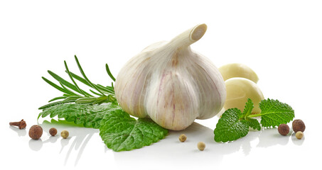 composition of garlic and spices