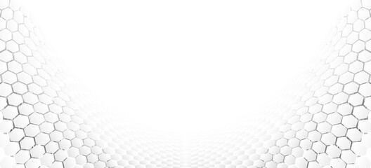 Hexagonal abstract backround