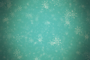 snowflakes on old paper texture