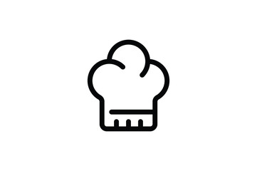 Poster - Kitchen Outline Icon - Cook Hat