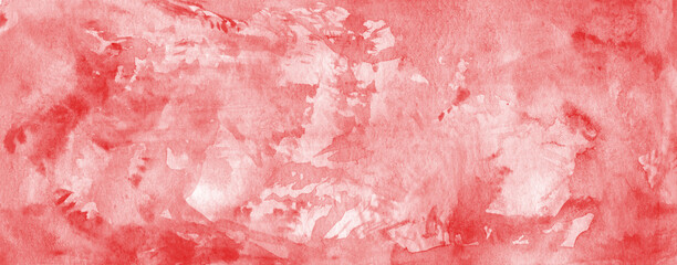 Wall Mural - watercolor red plain simple painted background for banners, web, prints