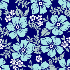  Seamless vector floral pattern design