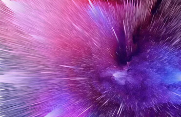 Wall Mural - Abstract color universe explosion cool creative pattern background art