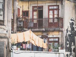 Sticker - PORTO, PORTUGAL - JUNE 09, 2019: Porto Historic Center. It is the second-largest city in Portugal. It was proclaimed a World Heritage Site by UNESCO in 1996.