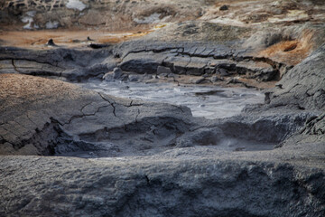 Wall Mural - active volcanic zone mars landscape