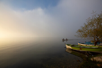 Golyazi, nice place to visit near City of Bursa. There are boats and all village doing fishing from Uluabat Lake