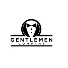 Bow Tie Tuxedo Suit Gentleman Fashion Tailor Clothes Vintage Classic Logo Design