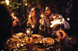 © Criene Images - happy young adult couple celebrating at party with sparklers